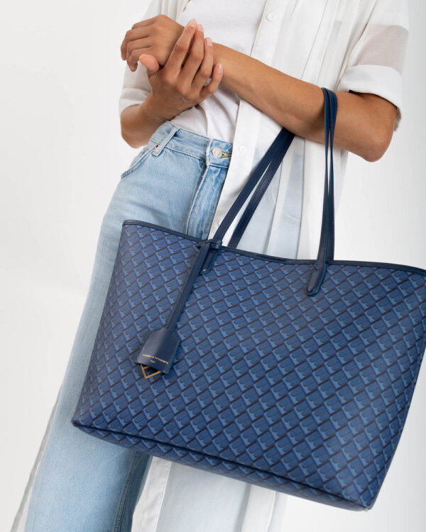 TOTE MONOGRAM BLUE